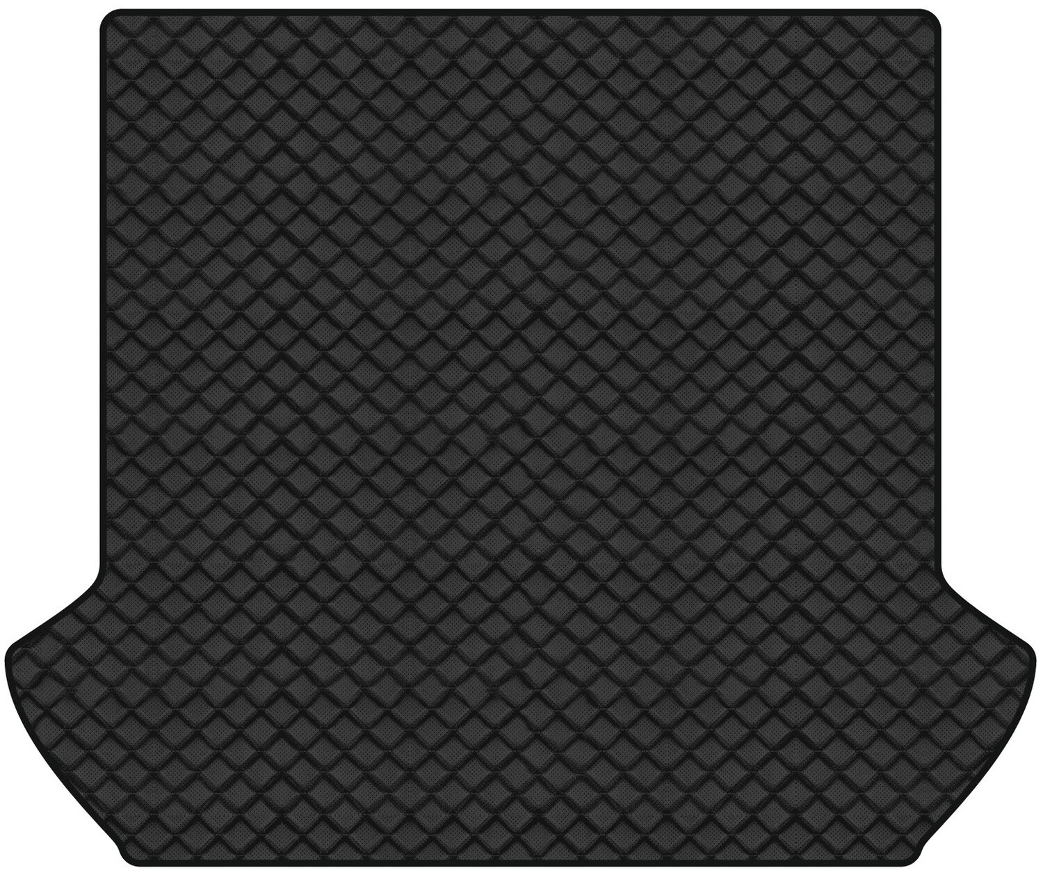 Килимок з екошкіри в багажник авто EVAtech для XC90 Volvo 2002-2014 1 покоління SUV EU (VV1587B1BBB) - Фото 1