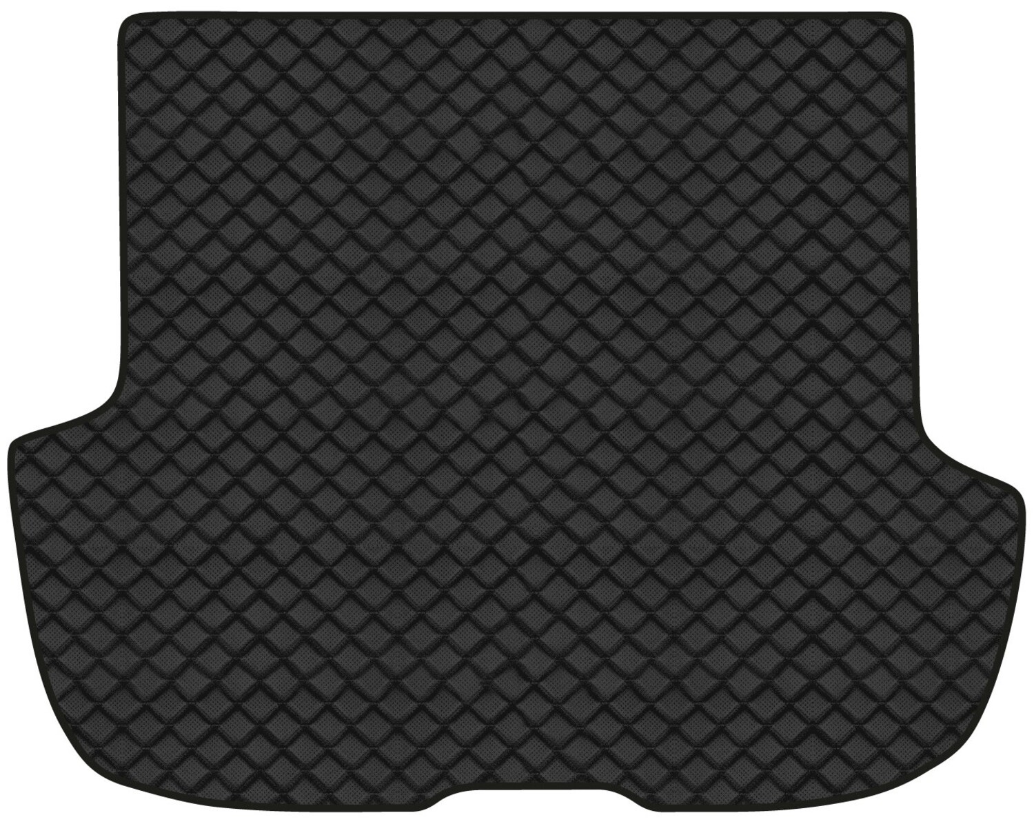 Килимок з екошкіри в багажник авто EVAtech для V50 Volvo 2004-2012 1 покоління Combi EU (VV1903B1BBB) - Фото 1