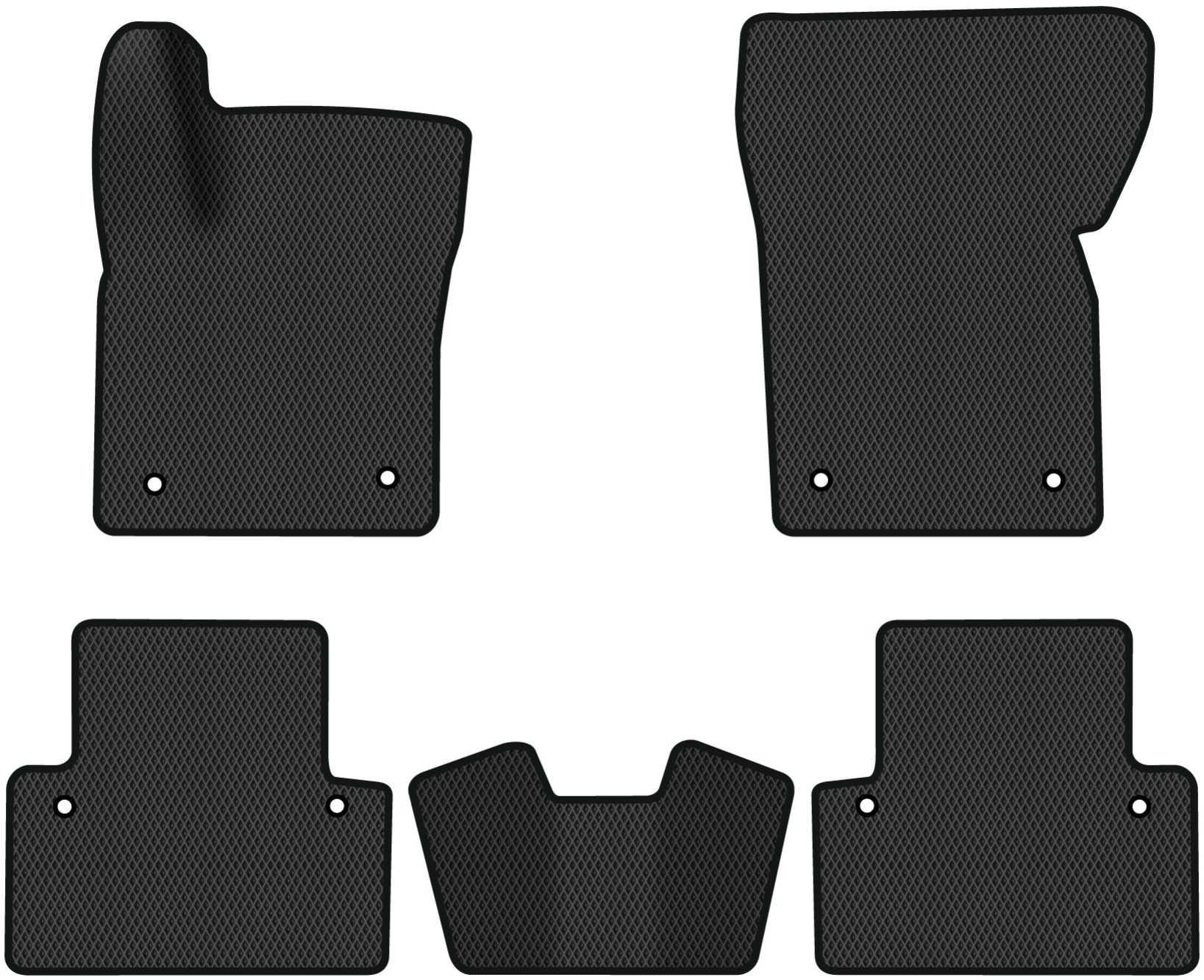 EVA килимки в салон авто EVAtech для S40 Volvo 2004-2012 2 покоління Sedan EU (VV21525CD5VL8RBB) - Фото 1