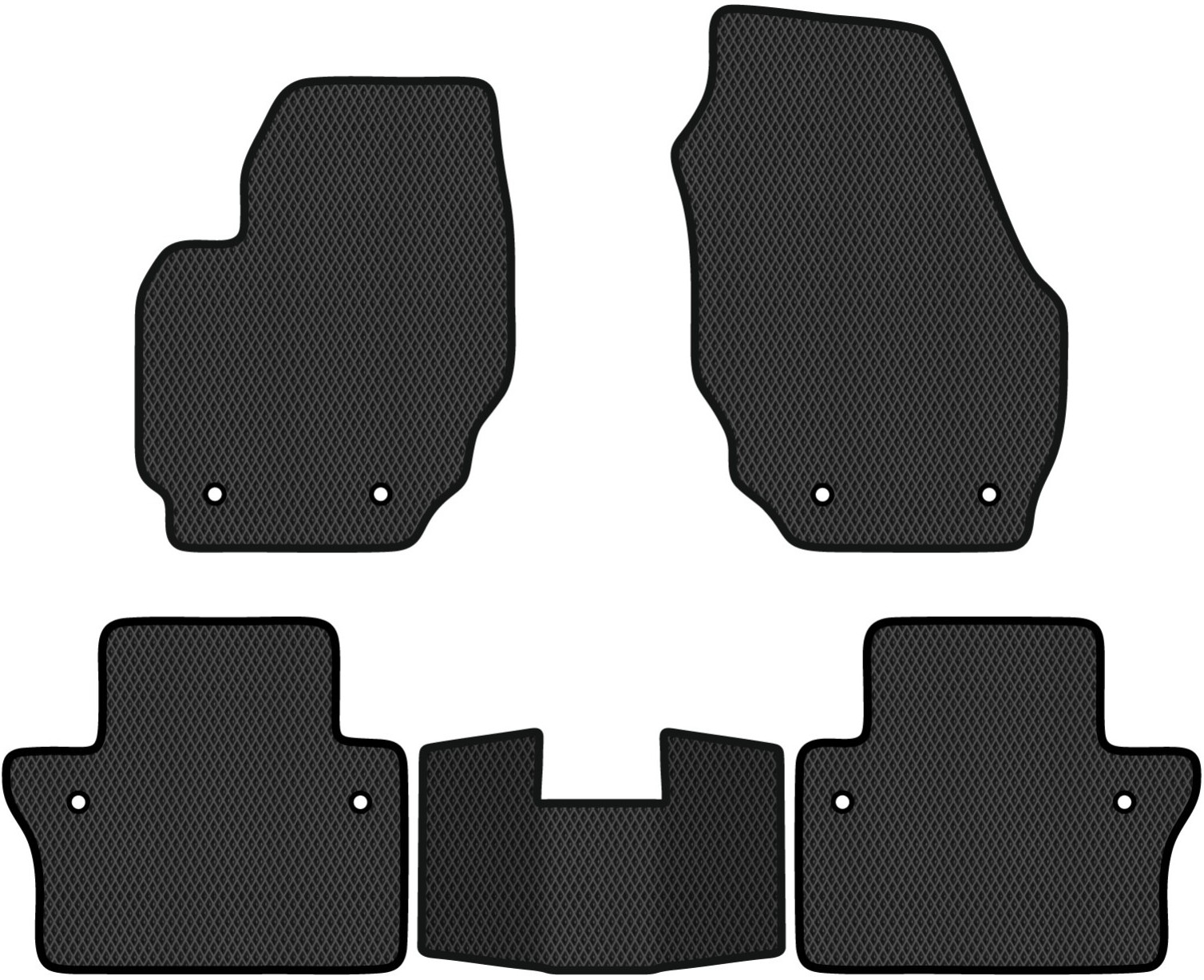 EVA килимки в салон авто EVAtech для S80 (AS) Volvo 2006-2016 2 покоління Sedan EU (VV22459CG5VL8RBB) - Фото 1