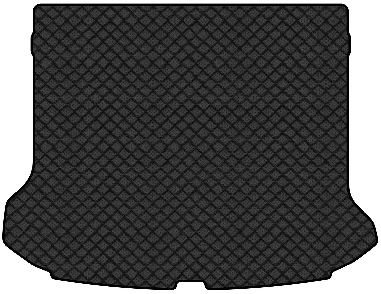 Килимок з екошкіри в багажник авто EVAtech для XC60 Volvo 2008-2017 1 покоління SUV EU (VV3292B1BBB) - Фото 1