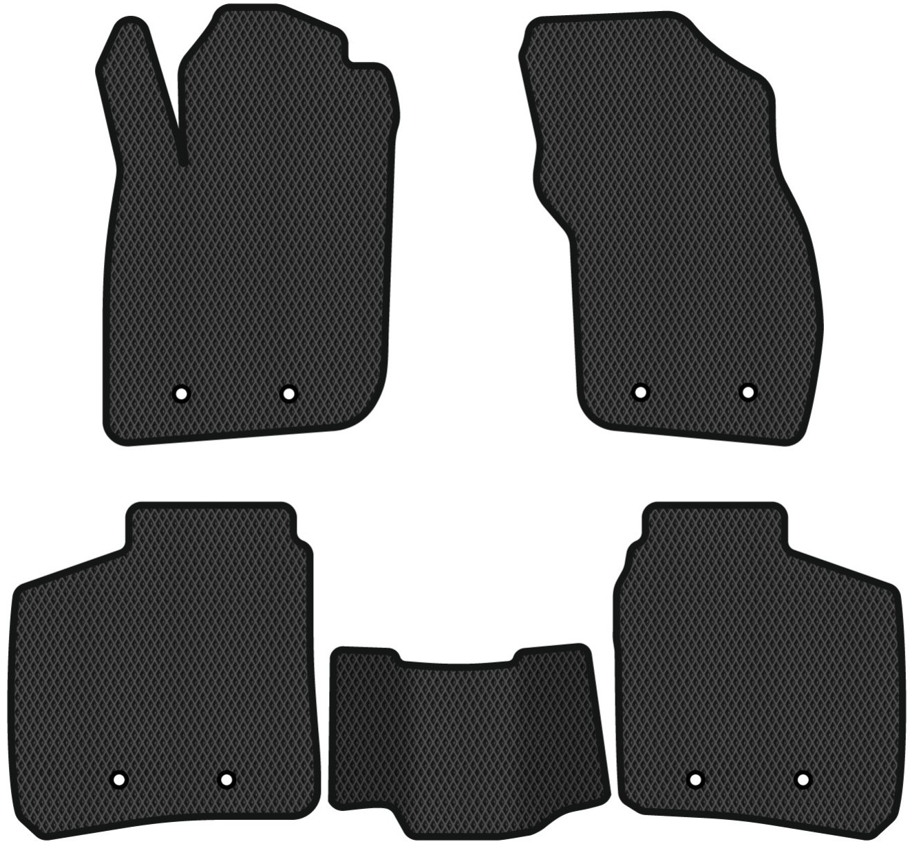 EVA килимки в салон авто EVAtech для S40 Volvo 1996-2004 1 покоління Sedan EU (VV3520CV5VL8RBB) - Фото 1