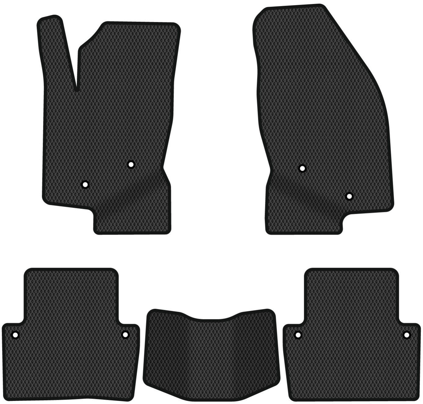 EVA килимки в салон авто EVAtech для S80 (TS) Volvo 1998-2006 1 покоління Sedan EU (VV3522CV5AV6RBB) - Фото 1