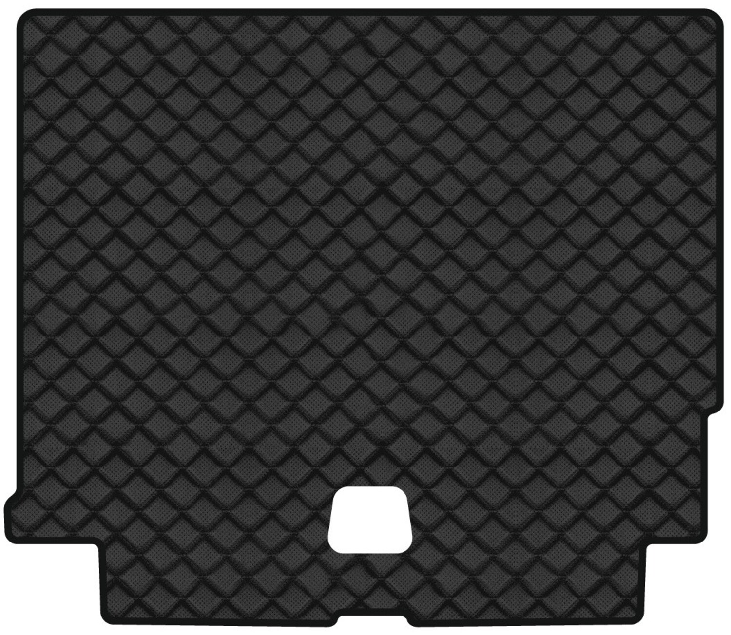 Килимок з екошкіри в багажник авто EVAtech для XC60 Volvo 2017-2021 2 покоління SUV EU (VV3586BO1BBB) - Фото 1