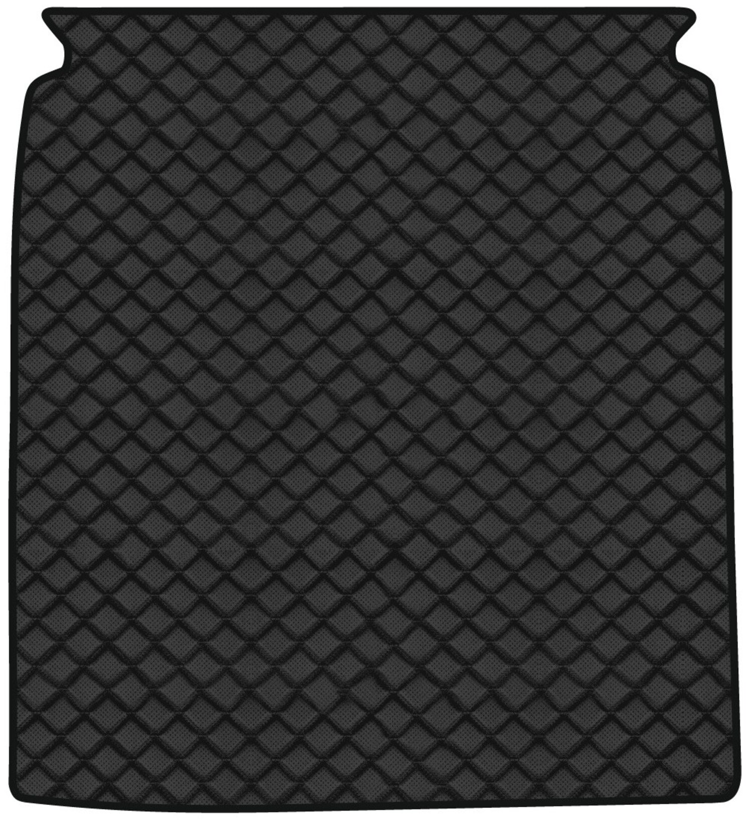 Килимок з екошкіри в багажник авто EVAtech для CC Restyling Volkswagen 2012 1 покоління Sedan USA (VW11377B1BBB) - Фото 1