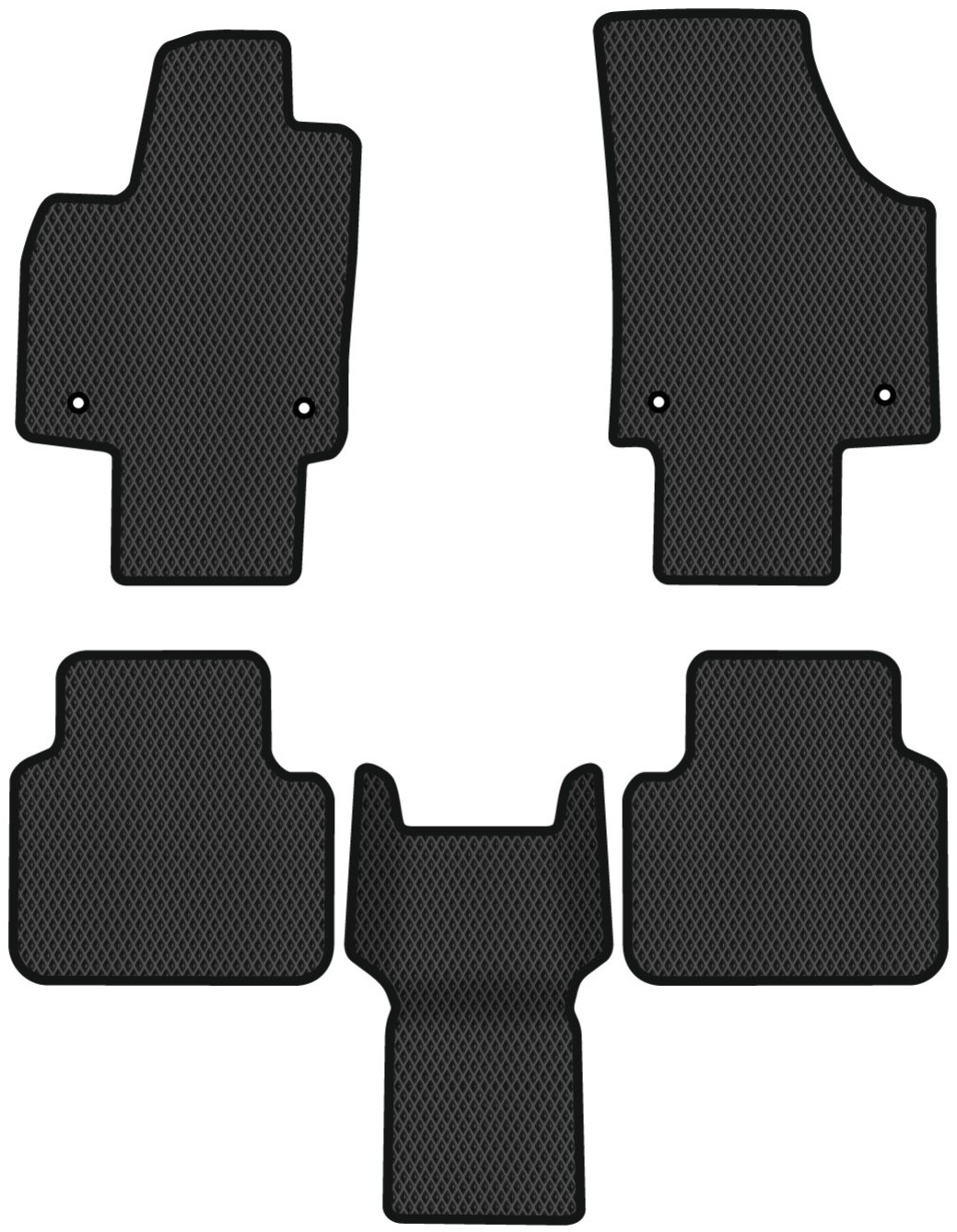 EVA килимки в салон авто EVAtech для Atlas 6 seats Volkswagen 2016 1 покоління SUV USA (VW13212CG5AV4RBB) - Фото 1