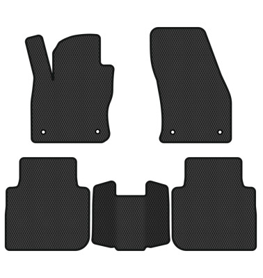 EVA килимки в салон авто EVAtech для Tiguan Allspace 7 seats Volkswagen 2016-2020 1 покоління SUV EU (VW13964CR5AV4RBB) - Фото 1