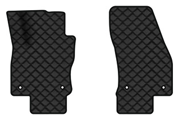 Коврики из экокожи в салон авто передние EVAtech ECO для Tiguan Allspace 5 seats Volkswagen 2016-2020 1 поколение SUV USA VW13965AJ2AV4BBB - Фото 1