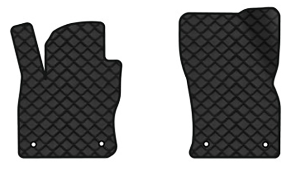 Коврики из экокожи в салон авто передние EVAtech ECO для Tiguan Allspace 5 seats Volkswagen 2016-2020 1 поколение SUV USA VW13965AM2AV4BBB - Фото 1