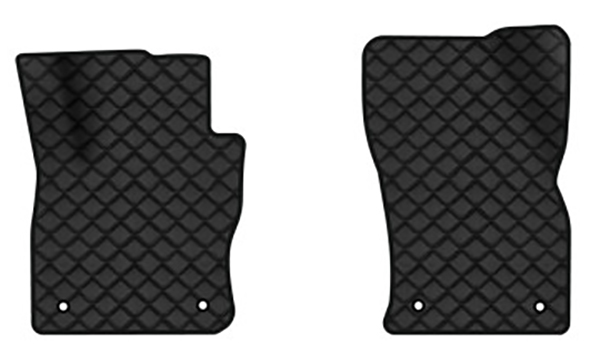 Коврики из экокожи в салон авто передние EVAtech ECO для Tiguan Allspace 5 seats Volkswagen 2016-2020 1 поколение SUV USA VW13965AN2AV4BBB - Фото 1