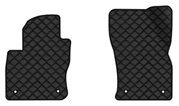 Коврики из экокожи в салон авто передние EVAtech ECO для Tiguan Allspace 5 seats Volkswagen 2016-2020 1 поколение SUV USA VW13965AO2AV4BBB - Фото 1