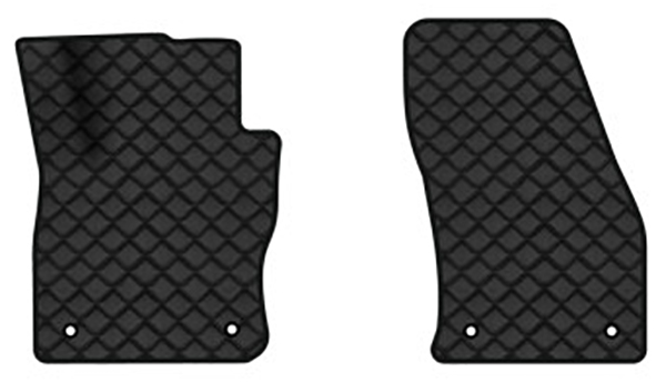 Коврики из экокожи в салон авто передние EVAtech ECO для Tiguan Allspace 5 seats Volkswagen 2016-2020 1 поколение SUV USA VW13965AQ2AV4BBB - Фото 1