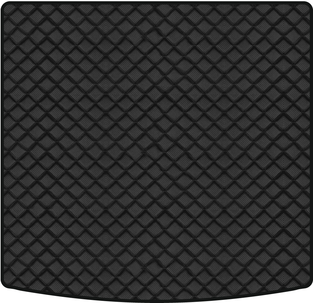 Килимок з екошкіри в багажник авто EVAtech для Tiguan Allspace 5 seats Volkswagen 2016-2020 1 покоління SUV USA (VW13965B1BBB) - Фото 1