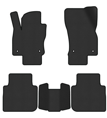 EVA коврики в салон авто EVAtech для Tiguan Allspace 5 seats Volkswagen 2016-2020 1 поколение SUV USA (VW13965CH5AV4RBB) - Фото 1