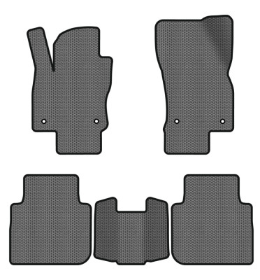 EVA коврики в салон авто EVAtech для Tiguan Allspace 5 seats Volkswagen 2016-2020 1 поколение SUV USA (VW13965CH5AV4SGB) - Фото 1