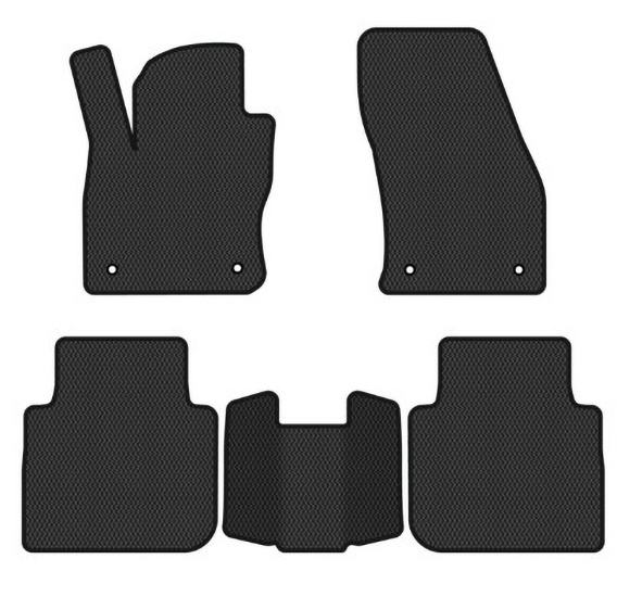 EVA килимки в салон авто EVAtech для Tiguan Allspace 5 seats Volkswagen 2016-2020 1 покоління SUV EU (VW13966CR5AV4RBB) - Фото 1