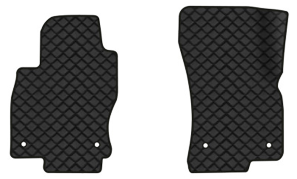 Коврики из экокожи в салон авто передние EVAtech ECO для Golf (VII) Volkswagen 2012-2020 7 поколение Htb USA VW14517AH2AV4BBB - Фото 1