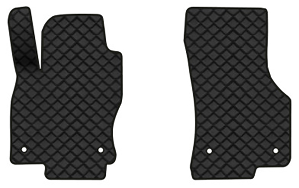 Коврики из экокожи в салон авто передние EVAtech ECO для Golf (VII) Volkswagen 2012-2020 7 поколение Htb USA VW14517AK2AV4BBB - Фото 1