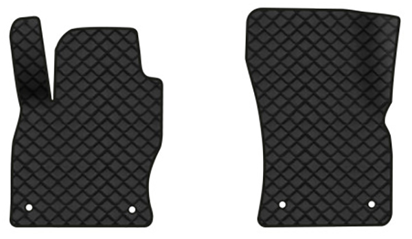 Коврики из экокожи в салон авто передние EVAtech ECO для Golf (VII) Volkswagen 2012-2020 7 поколение Htb USA VW14517AM2AV4BBB - Фото 1