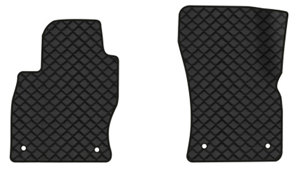 Килимки з екошкіри в салон авто передні EVAtech ECO для Golf (VII) Volkswagen 2012-2020 7 покоління Htb USA VW14517AO2AV4BBB - Фото 1