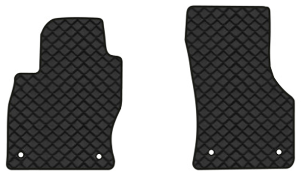 Коврики из экокожи в салон авто передние EVAtech ECO для Golf (VII) Volkswagen 2012-2020 7 поколение Htb USA VW14517AS2AV4BBB - Фото 1