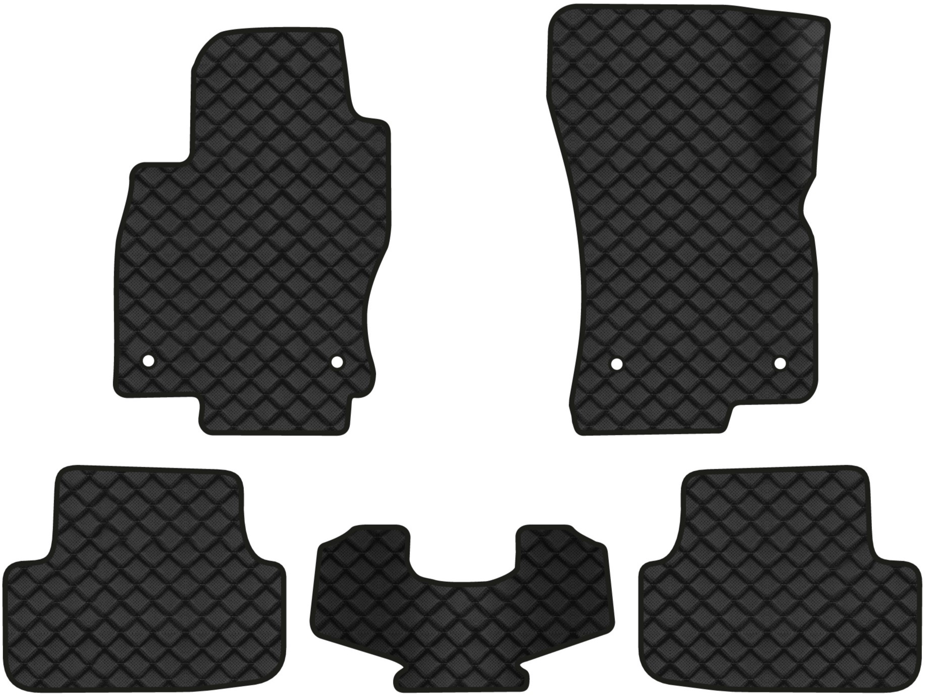 Коврики из экокожи в салон авто EVAtech ECO для Golf (VII) Volkswagen 2012-2020 7 поколение Htb USA (VW14517CJ5AV4BBB) - Фото 1