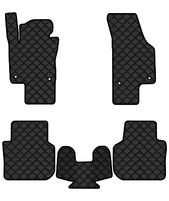 Коврики из экокожи в салон авто EVAtech ECO для Passat NMS Volkswagen 2010-2015 1 поколение Sedan USA (VW1693CL5AV4BBB) - Фото 1