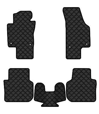 Коврики из экокожи в салон авто EVAtech ECO для Passat NMS Volkswagen 2010-2015 1 поколение Sedan USA (VW1693CM5AV4BBB) - Фото 1