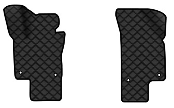 Килимки з екошкіри в салон авто передні EVAtech ECO для Passat NMS Restyling Volkswagen 2015-2019 1 покоління Sedan USA VW1696AC2AV4BBLB - Фото 1