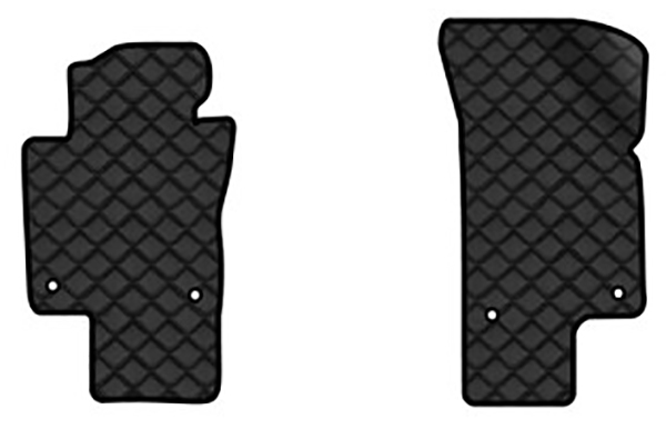 Коврики из экокожи в салон авто передние EVAtech ECO для Passat NMS Restyling Volkswagen 2015-2019 1 поколение Sedan USA VW1696AH2AV4BBLB - Фото 1