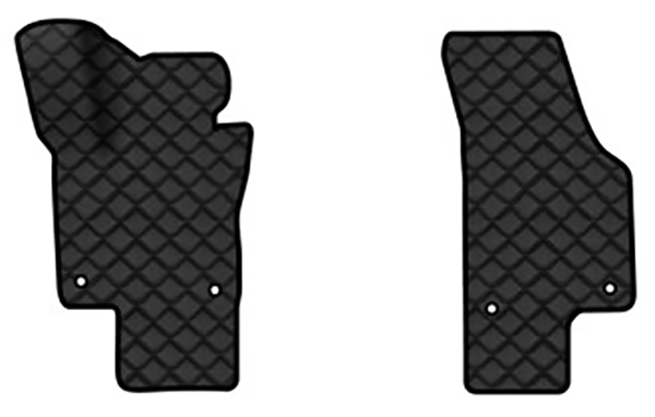 Коврики из экокожи в салон авто передние EVAtech ECO для Passat NMS Restyling Volkswagen 2015-2019 1 поколение Sedan USA VW1696AJ2AV4BBLB - Фото 1