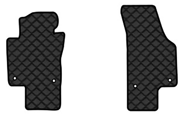 Коврики из экокожи в салон авто передние EVAtech ECO для Passat NMS Restyling Volkswagen 2015-2019 1 поколение Sedan USA VW1696AL2AV4BBLB - Фото 1