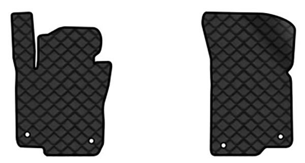 Килимки з екошкіри в салон авто передні EVAtech ECO для Passat NMS Restyling Volkswagen 2015-2019 1 покоління Sedan USA VW1696AM2AV4BBLB - Фото 1