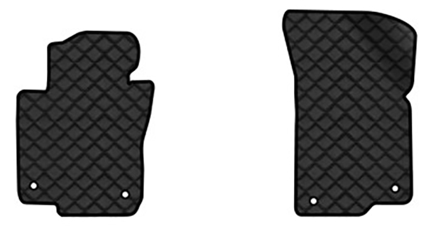 Коврики из экокожи в салон авто передние EVAtech ECO для Passat NMS Restyling Volkswagen 2015-2019 1 поколение Sedan USA VW1696AO2AV4BBLB - Фото 1