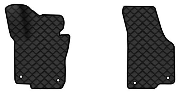 Коврики из экокожи в салон авто передние EVAtech ECO для Passat NMS Restyling Volkswagen 2015-2019 1 поколение Sedan USA VW1696AQ2AV4BBLB - Фото 1