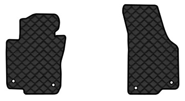 Килимки з екошкіри в салон авто передні EVAtech ECO для Passat NMS Restyling Volkswagen 2015-2019 1 покоління Sedan USA VW1696AS2AV4BBLB - Фото 1