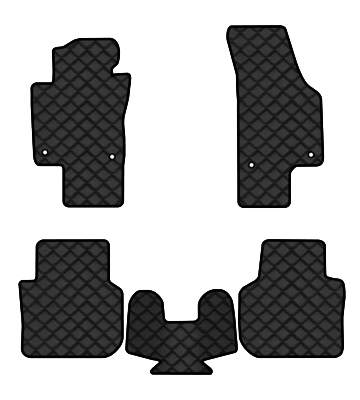 Коврики из экокожи в салон авто EVAtech ECO для Passat NMS Restyling Volkswagen 2015-2019 1 поколение Sedan USA (VW1696CM5AV4BBLB) - Фото 1