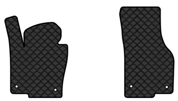 Коврики из экокожи в салон авто передние EVAtech ECO для Passat Alltrack (B7) Volkswagen 2010-2014 7 поколение Combi EU VW1711AV2AV4BBB - Фото 1