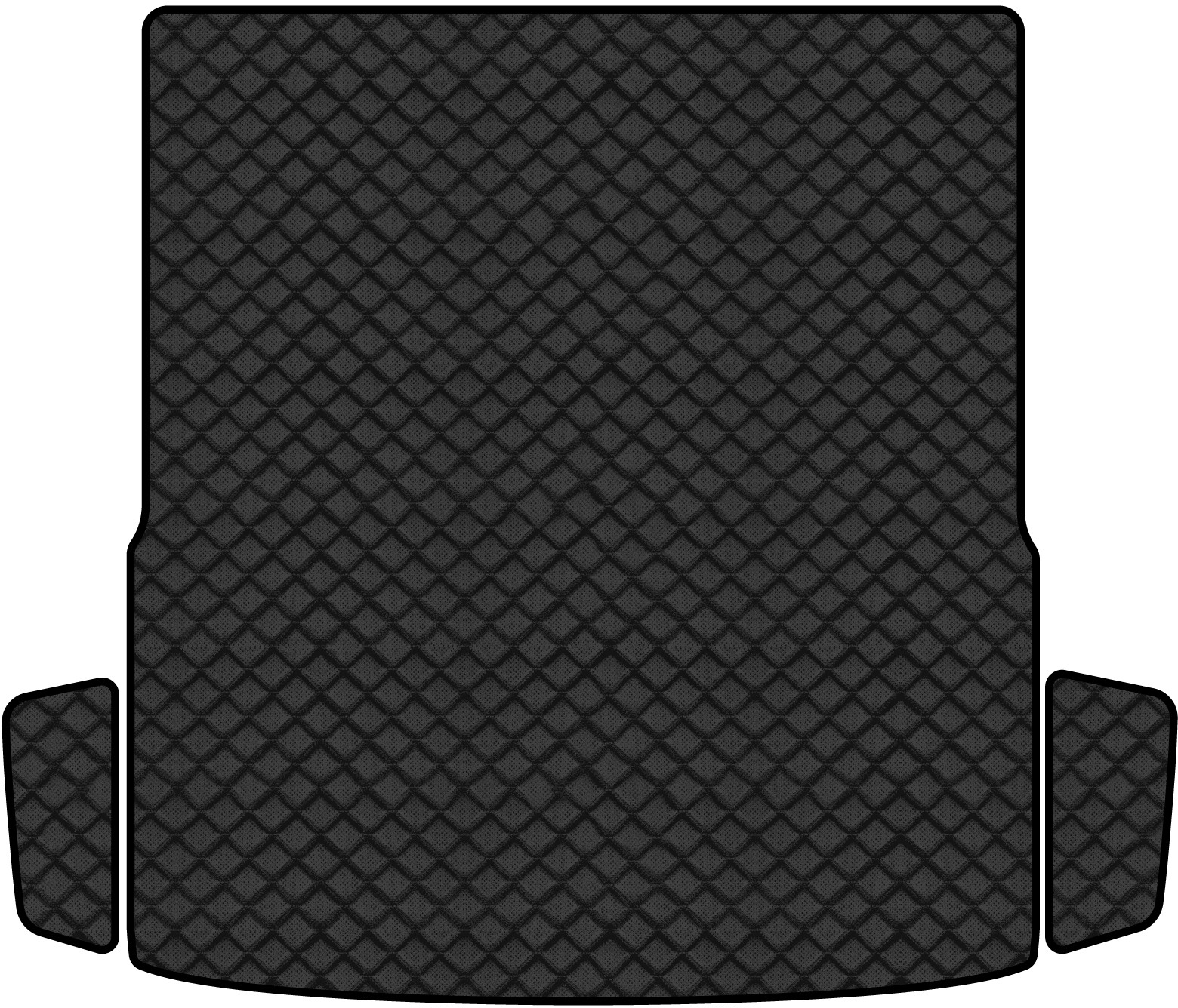 Коврик из экокожи в багажник авто EVAtech для Passat Alltrack (B7) Volkswagen 2010-2014 7 поколение Combi EU (VW1711BE3BBB) - Фото 1