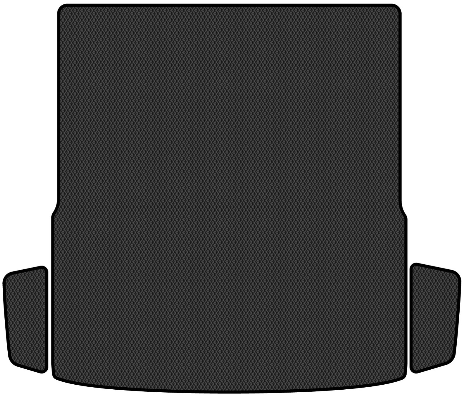 EVA килимок в багажник авто EVAtech для Passat Alltrack (B7) Volkswagen 2010-2014 7 покоління Combi EU VW1711BE3RBB - Фото 1