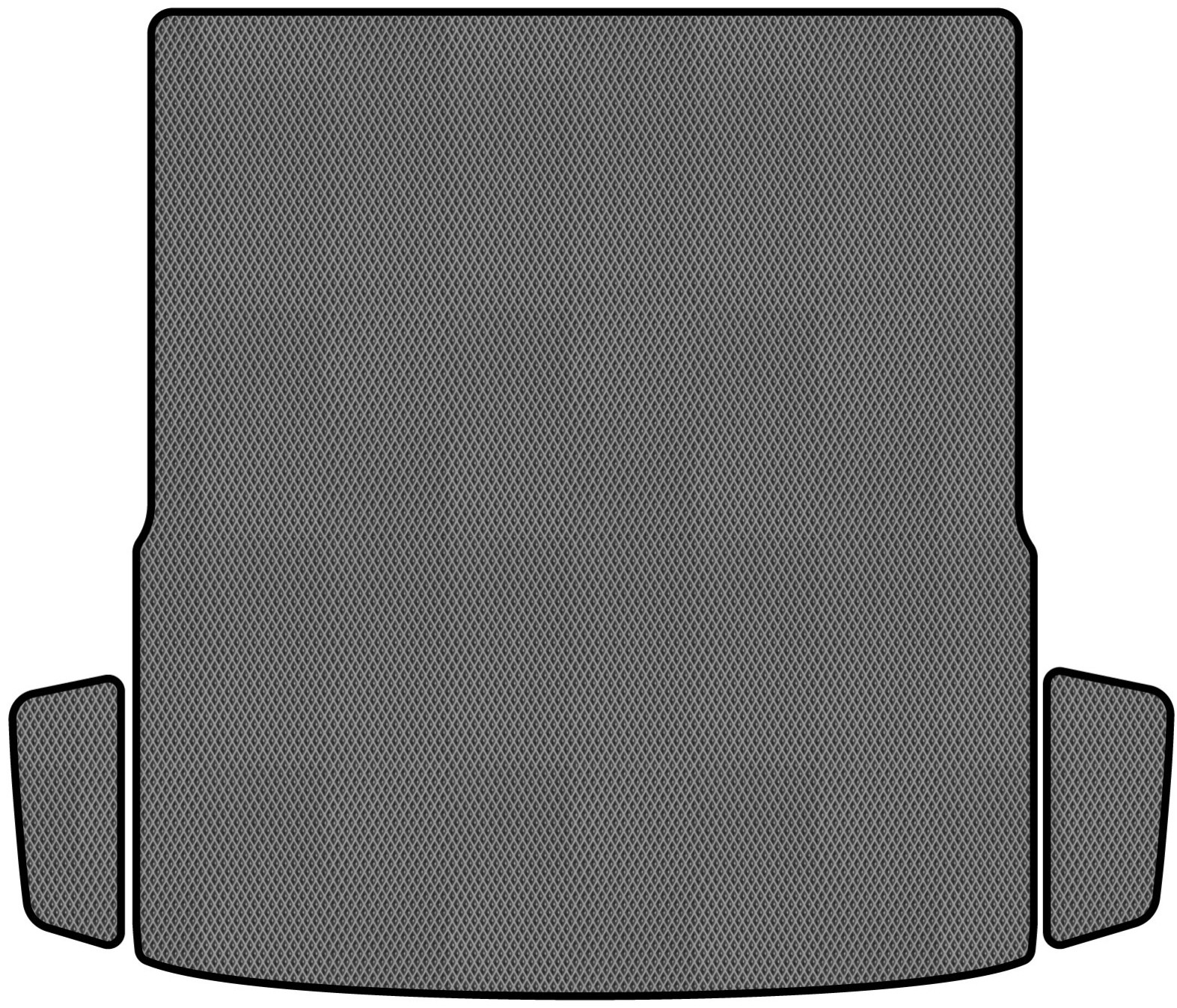 EVA килимок в багажник авто EVAtech для Passat Alltrack (B7) Volkswagen 2010-2014 7 покоління Combi EU VW1711BE3RGB - Фото 1