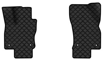 Коврики из экокожи в салон авто передние EVAtech ECO для Tiguan Allspace 7 seats Volkswagen 2016-2020 1 поколение SUV USA VW1727AC2AV4BBLB - Фото 1