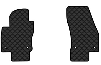 Коврики из экокожи в салон авто передние EVAtech ECO для Tiguan Allspace 7 seats Volkswagen 2016-2020 1 поколение SUV USA VW1727AL2AV4BBLB - Фото 1