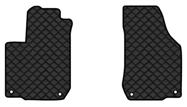 Килимки з екошкіри в салон авто передні EVAtech для Bora Volkswagen 1998-2005 1 покоління Sedan EU VW1875AG2AV4BBB - Фото 1