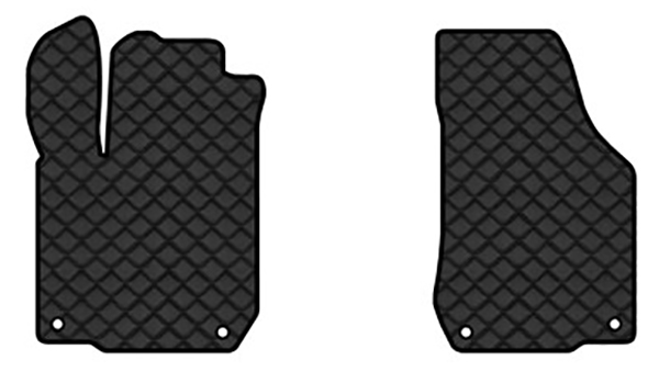 Коврики из экокожи в салон авто передние EVAtech для Bora Volkswagen 1998-2005 1 поколение Sedan EU VW1875AV2AV4BBB - Фото 1