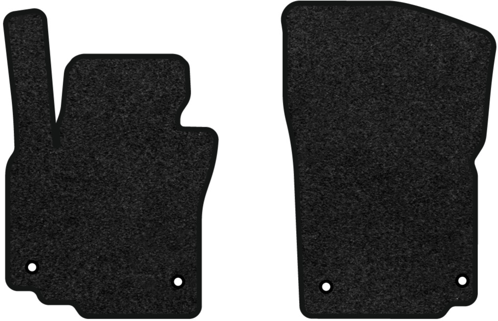 Коврики ворсовые в салон авто EVAtech Premium для Volkswagen Cross Golf 2006-2010 1 поколение Htb EU черный кант (VW1877A2AV4VPB) - Фото 1