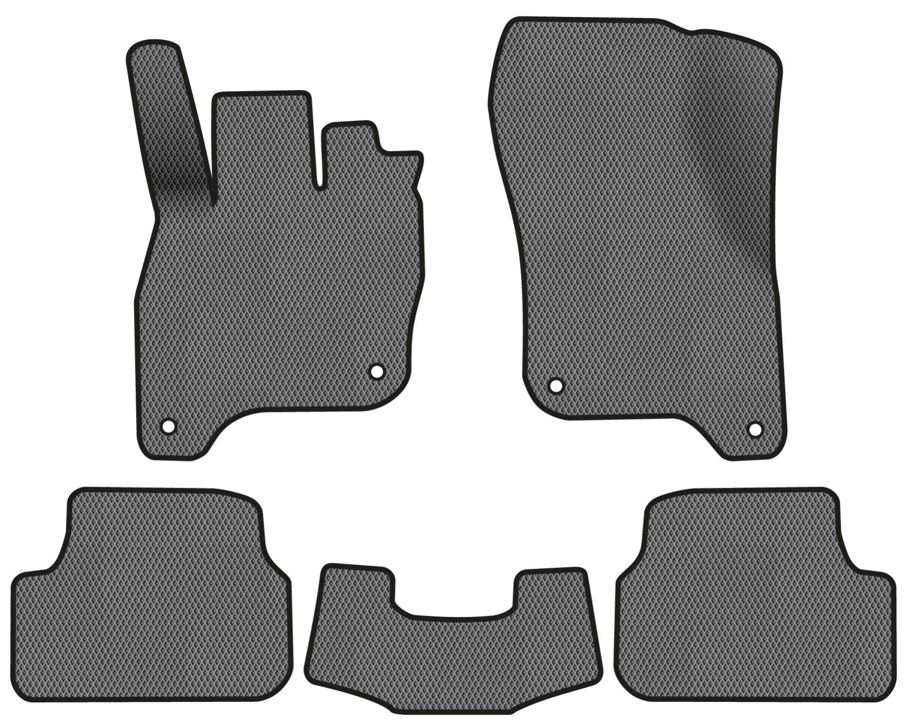 EVA килимки в салон авто EVAtech для e-Golf Volkswagen 2014-2017 1 покоління Htb EU VW1878C5AV4RGB - Фото 1