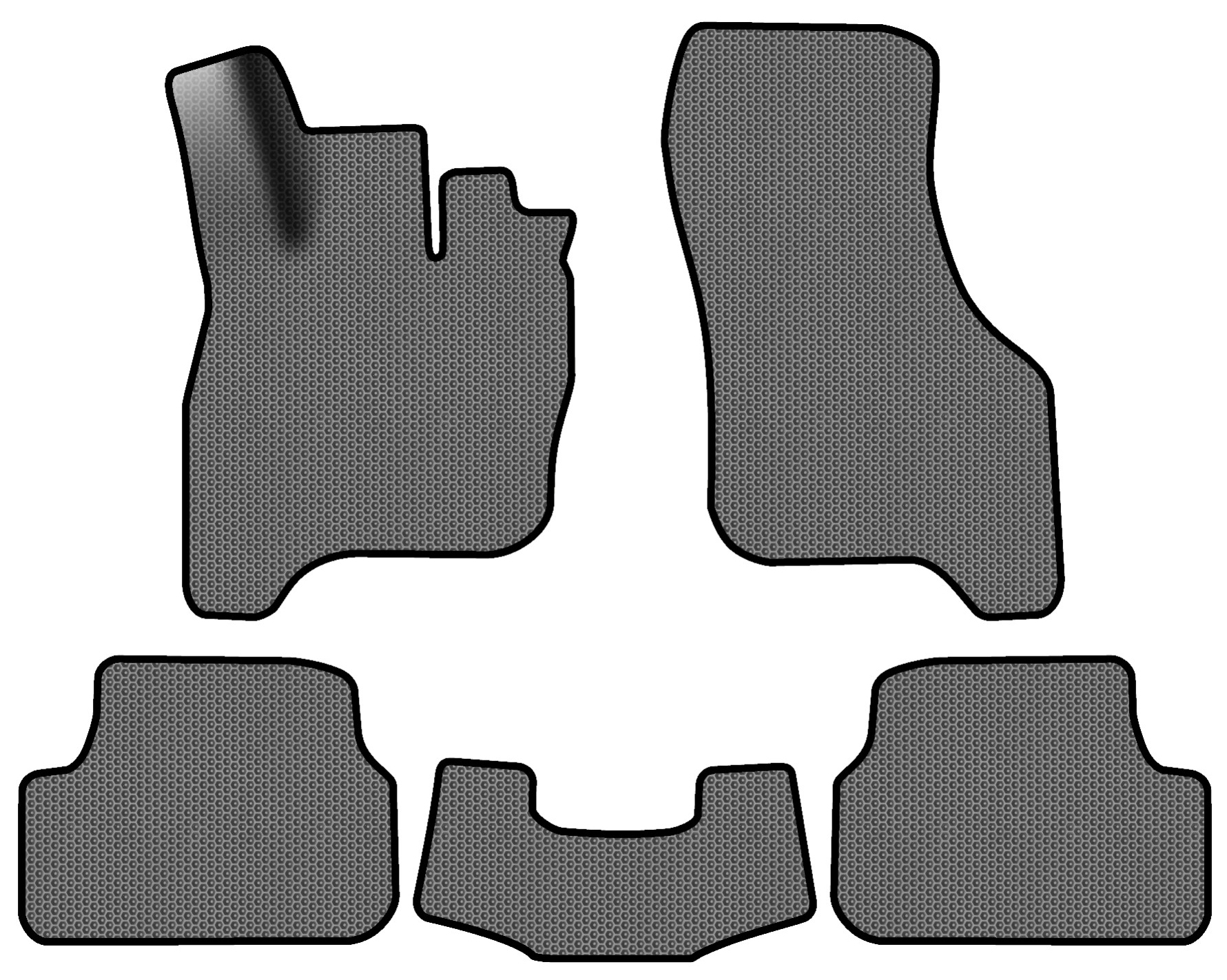 EVA килимки в салон авто EVAtech для e-Golf Volkswagen 2014-2017 1 покоління Htb EU VW1878CE5SGB - Фото 1