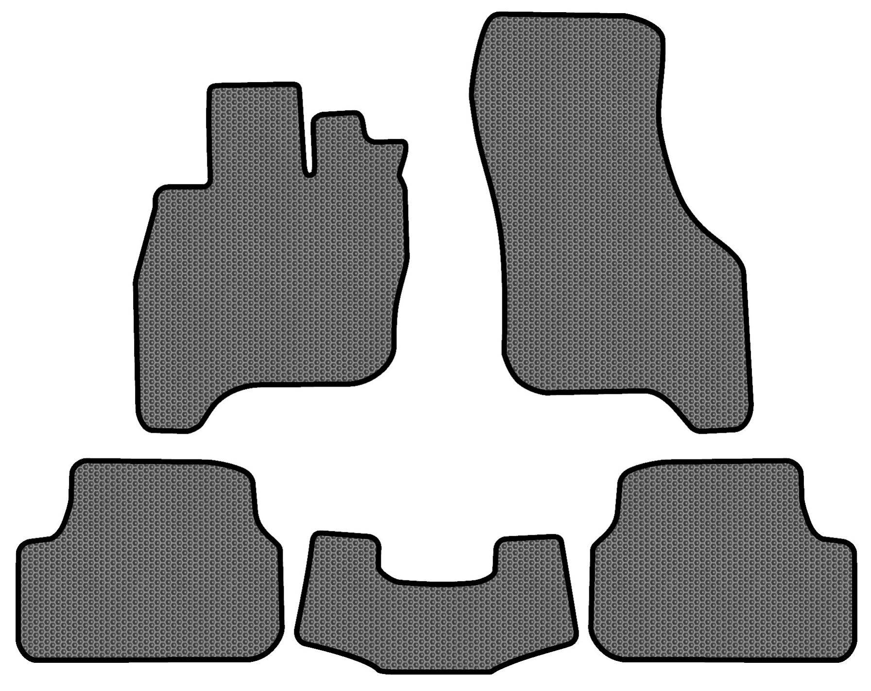 EVA килимки в салон авто EVAtech для e-Golf Volkswagen 2014-2017 1 покоління Htb EU VW1878CG5SGB - Фото 1