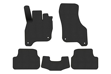 EVA коврики в салон авто EVAtech для e-Golf Volkswagen 2014-2017 1 поколение Htb EU VW1878CV5AV4RBB - Фото 1